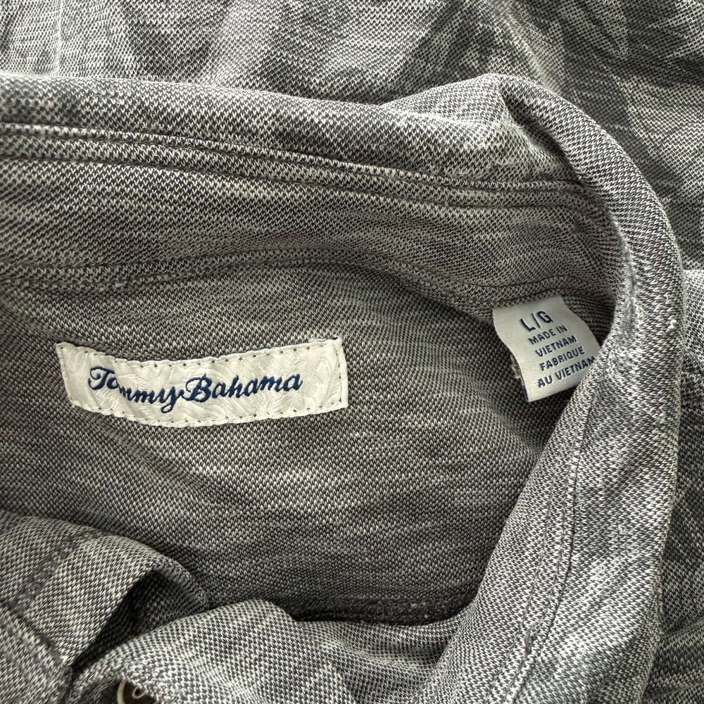 Tommy Bahama Gray Raiders Polo Shirt Size L - Picture 5 of 6